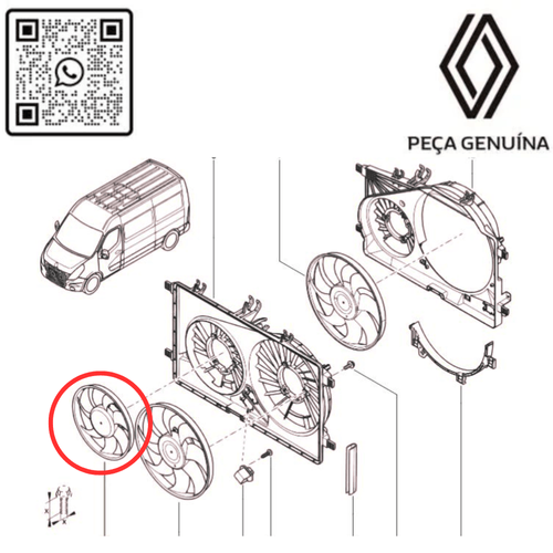 RN 06623R  BANDEJA DIREITA COMPLETA KANGOO II 1.6 16V H4M 2022... 545006623R
